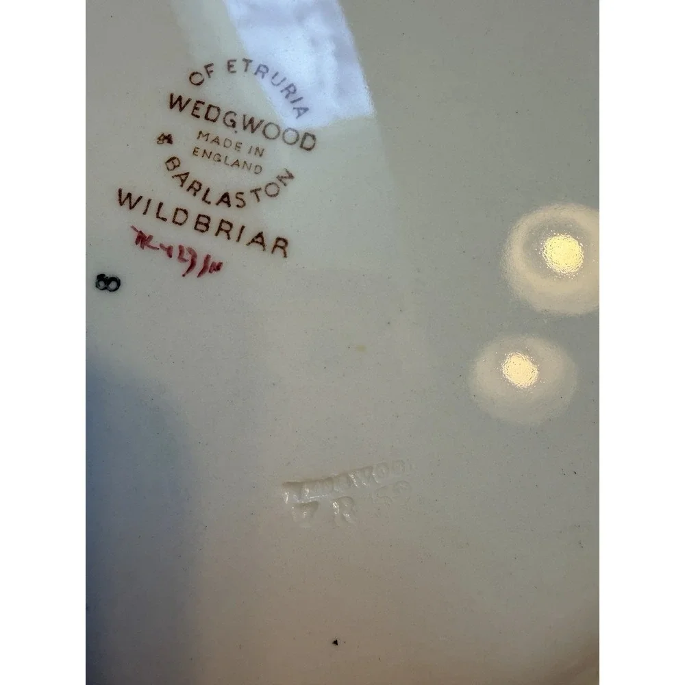 Set Of 4 Vtg Wedgwood Wildbriar 9
